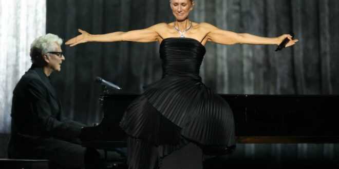 Céline Dion regresa a los escenarios tras seis años de ausencia