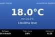 Clima en Neuquén Capital del Lunes 28 de Septiembre: máxima de 18.0°C y cielo llovizna leve