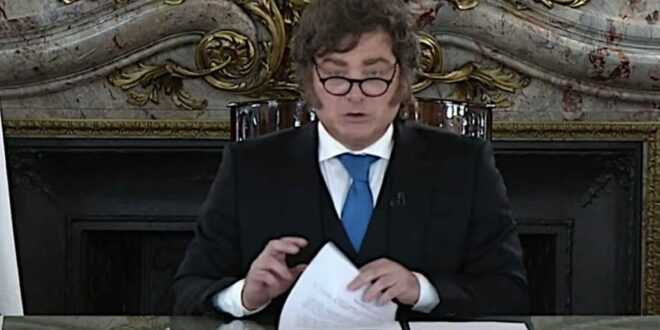Javier Milei anuncia Ley de Soberanía sobre Malvinas al Congreso