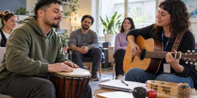 Musicoterapia reduce deseos impulsivos en tratamiento de adicciones